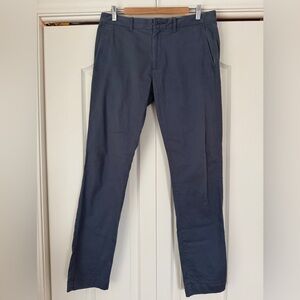 J. Crew Men's Dark Blue Chinos
